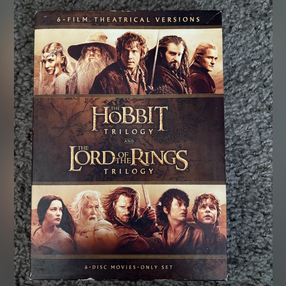 The Hobbit Trilogy and The Lord Of The Rings Trilogy